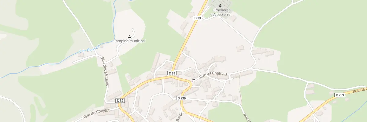 Plan du 5147 Le Bourg à Albepierre-Bredons