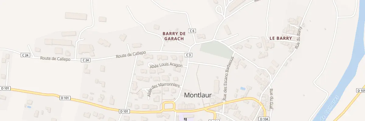 Plan du 5964 Montlaur à Montlaur