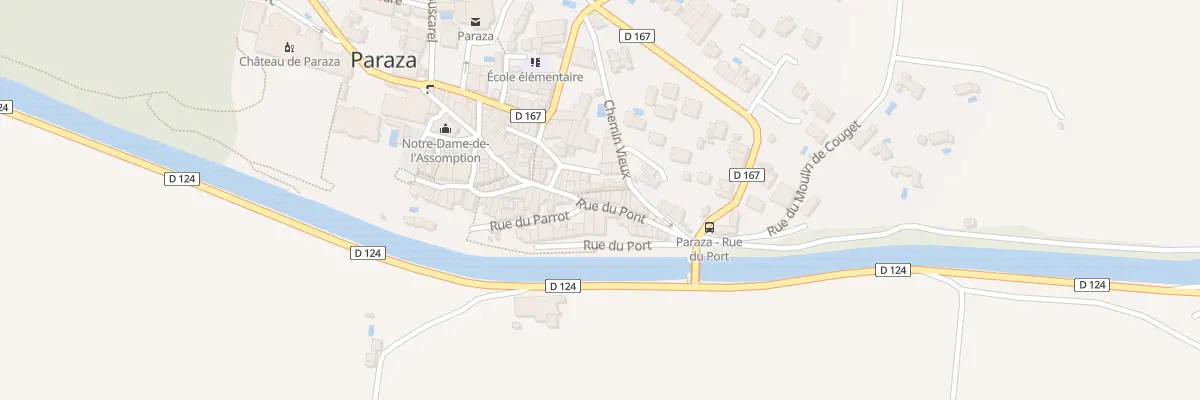 Plan du 66 Rue du Pont à Paraza