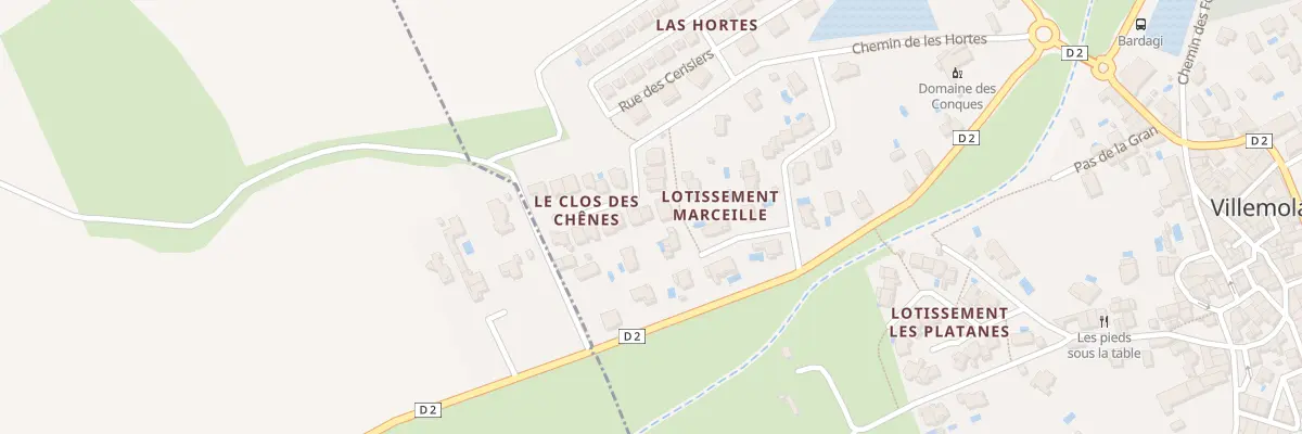 Plan du 9 Imp des Chênes à Villemolaque