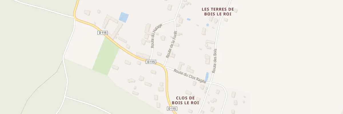 Plan du 95 Bois Le Roi à Griselles