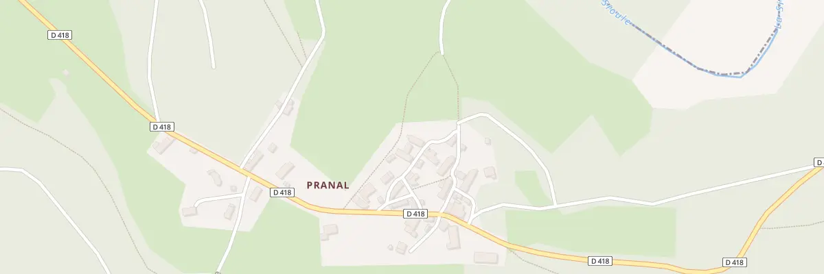Plan du 5148 Pranal à Bromont-Lamothe