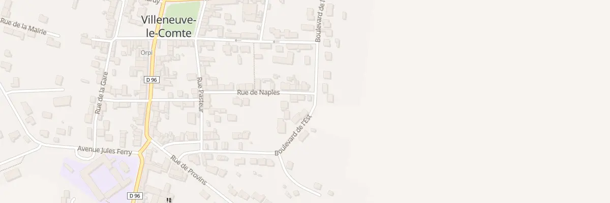 Plan du 16 Rue de Naples à Villeneuve-le-Comte
