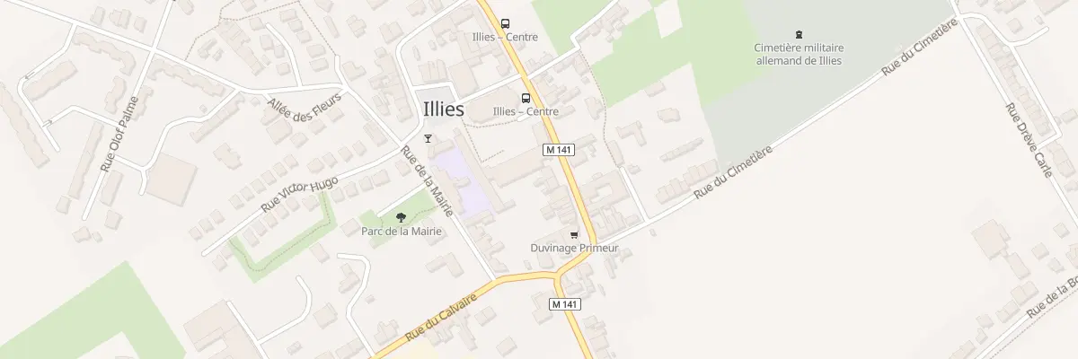 Plan du 11 Rue du Chanoine Rigaut à Illies