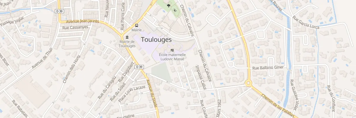 Plan du 5 Imp Ingres à Toulouges