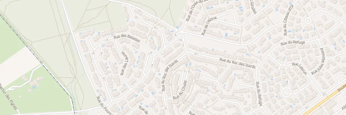 Plan du 33 Rue du Roc des Isards à Saint-Estève