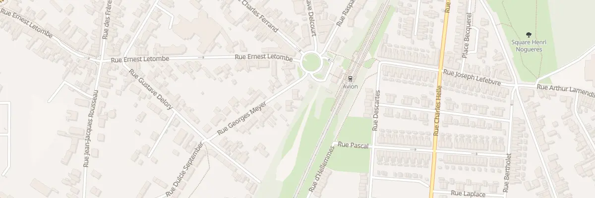 Plan du 3 Rue Georges Meyer à Avion