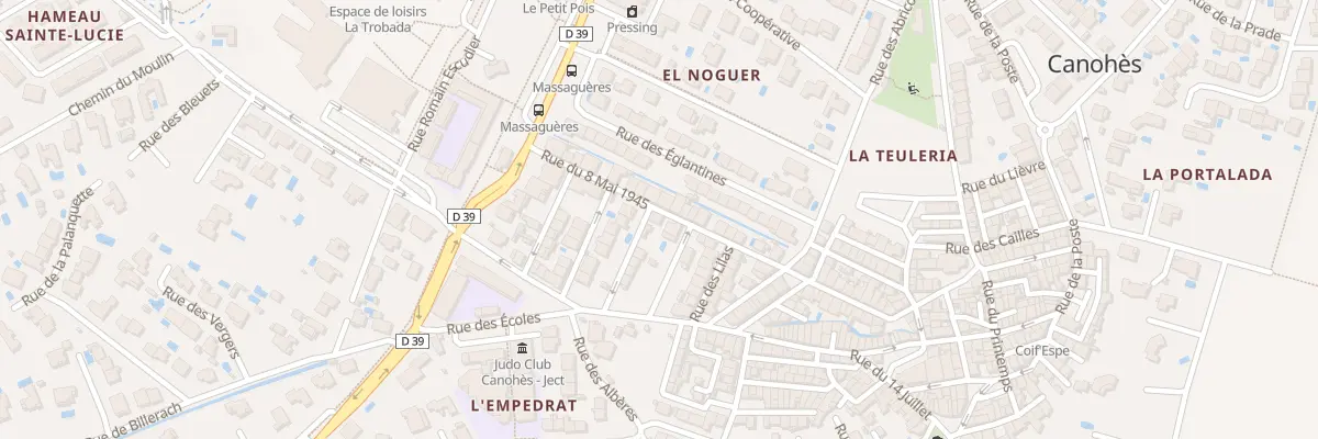Plan du 33 Rue du Huit Mai à Canohès