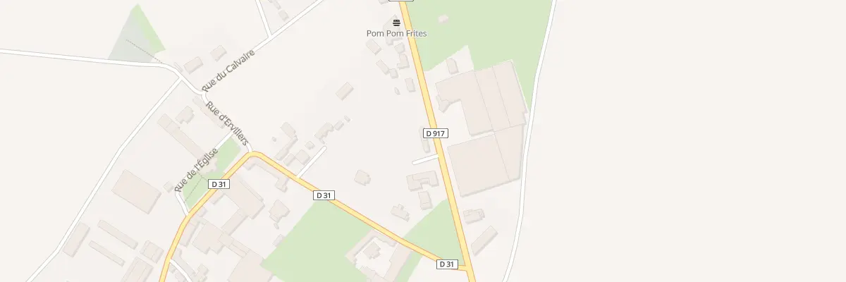 Plan du 5 Rte Nationale à Béhagnies