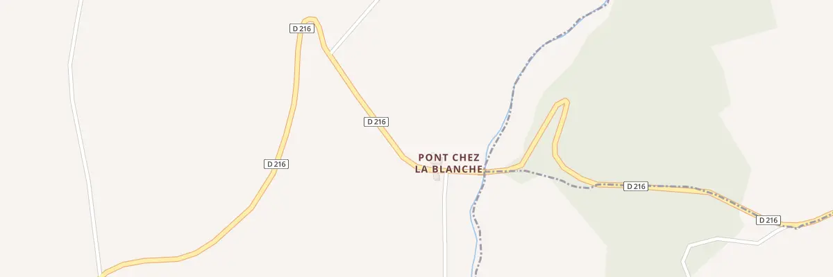 Plan du 5218 Pont chez la Blanche à Rochefort-Montagne
