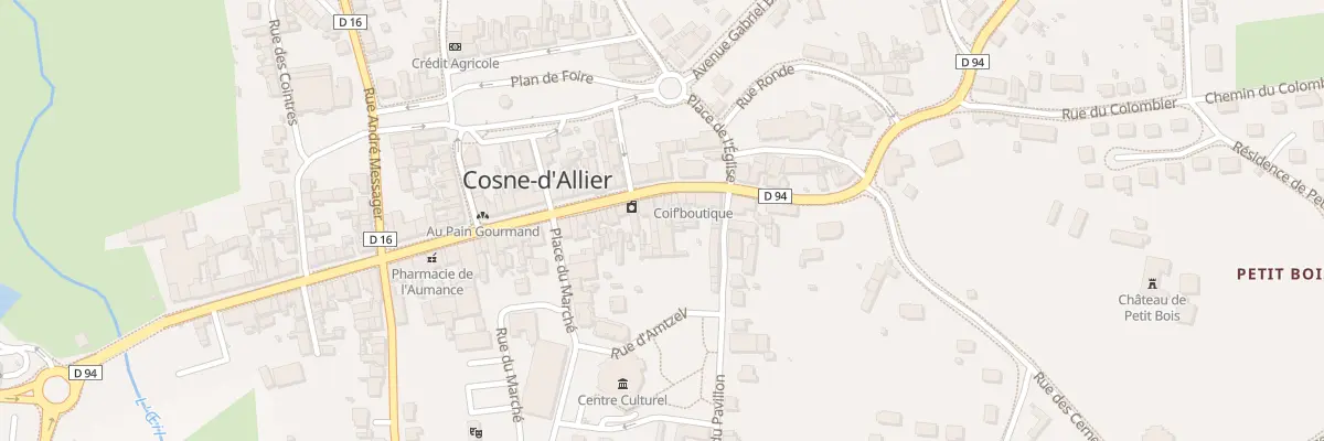 Plan du 82 Rue de la République à Cosne-d’Allier