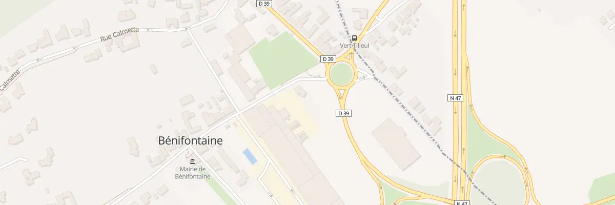 Plan du 5 Rue Pasteur à Bénifontaine