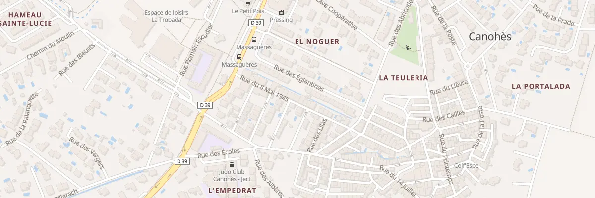 Plan du 52 Rue du Huit Mai à Canohès