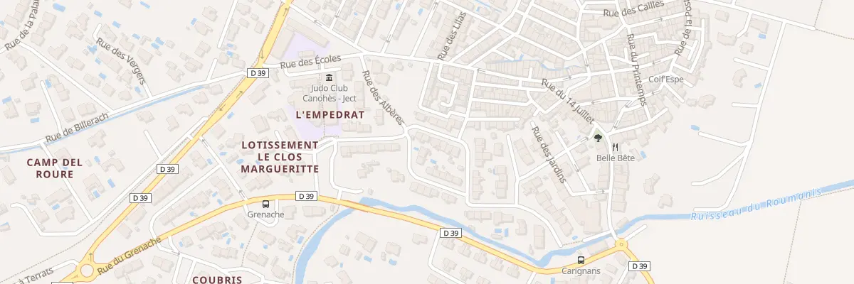 Plan du 4 Rue des Fauvettes à Canohès