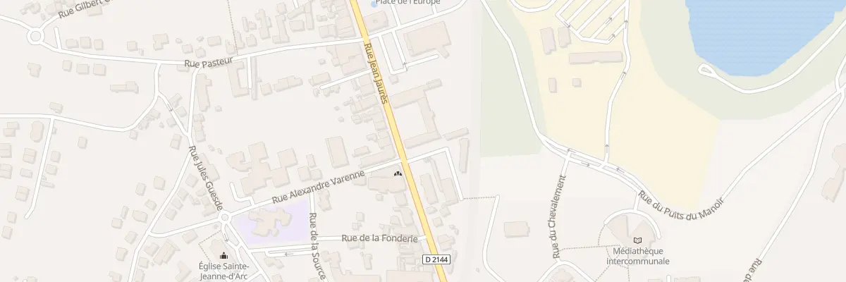 Plan du 99 Rue Jean Jaurès à Saint-Éloy-les-Mines