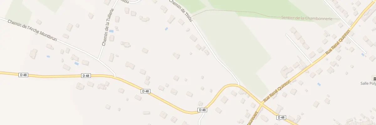 Plan du 9 Che de Thiou à Chaumes-en-Brie