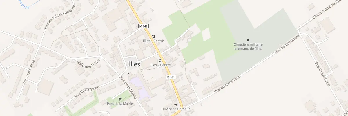 Plan du 12 Rue du Chanoine Rigaut à Illies