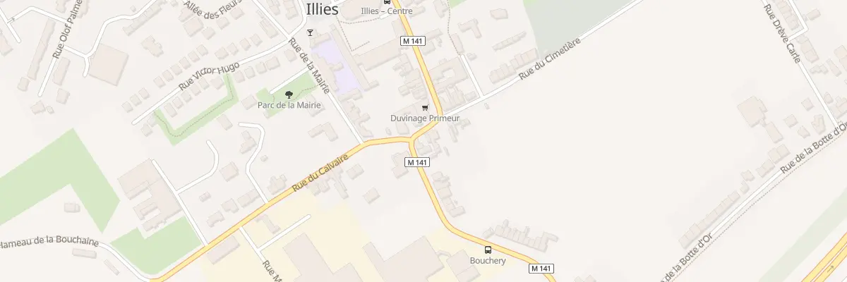 Plan du 1 Rue Maurice Bouchery à Illies