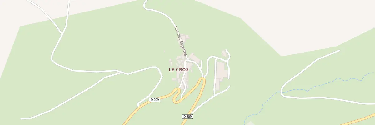 Plan du 5129 Le Cros à Mounes-Prohencoux