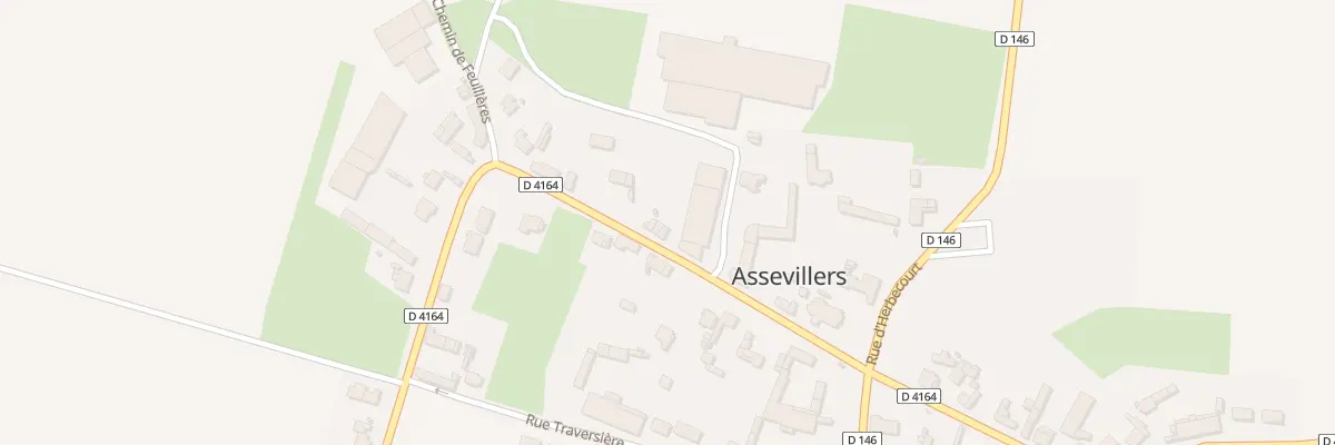 Plan du 18 Rue de l’Eglise à Assevillers