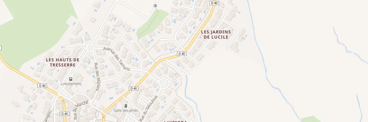 Plan du 2 Rue des Aspres à Tresserre