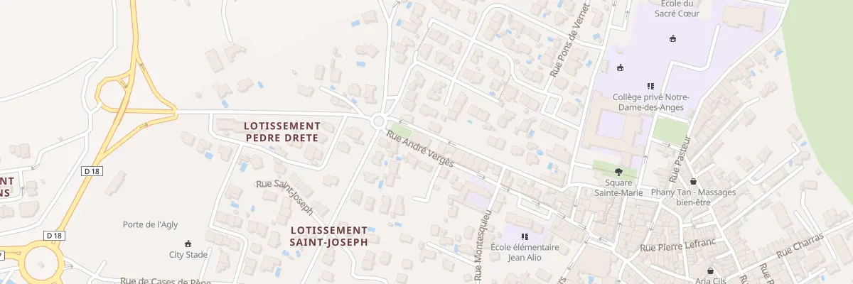 Plan du 15B Rue André Vergès à Espira-de-l’Agly