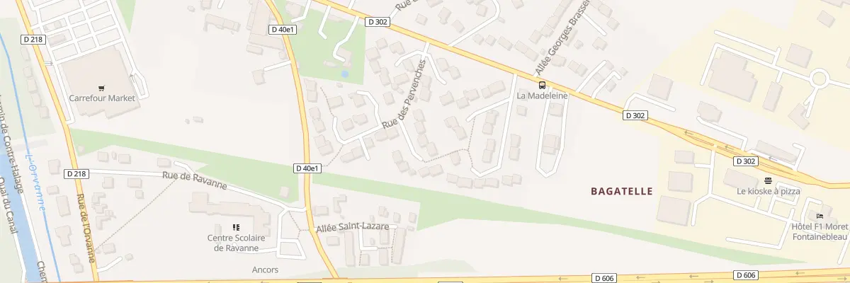Plan du 3 Rue des Violettes à Moret-Loing-et-Orvanne