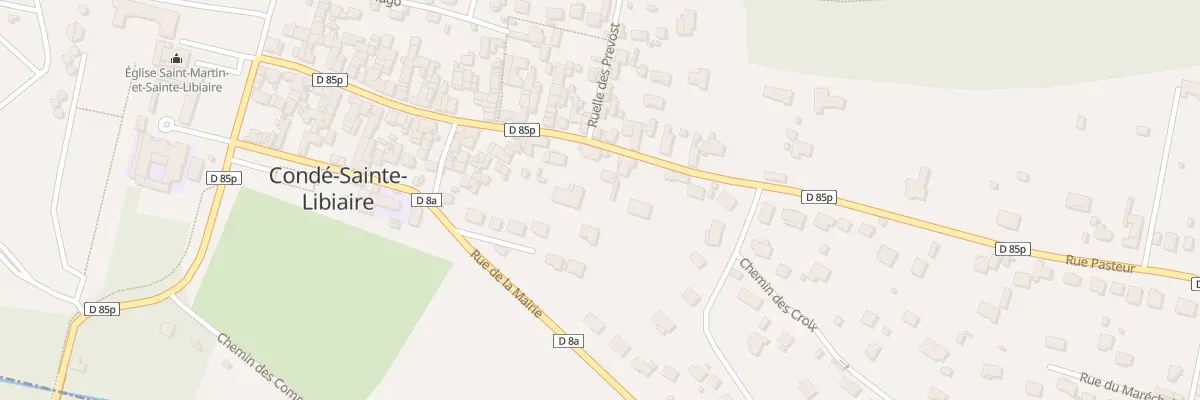 Plan du 102 Rue Pasteur à Condé-Sainte-Libiaire