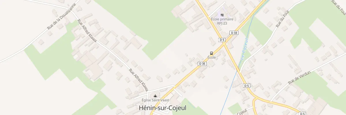 Plan du 5 Rue de Boiry à Hénin-sur-Cojeul