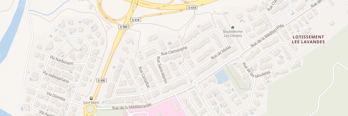 Plan du 21 Rue Clementine au Boulou