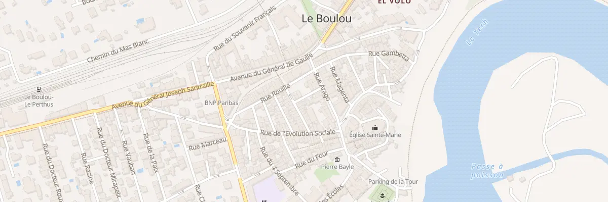 Plan du 7 Rue Diderot au Boulou