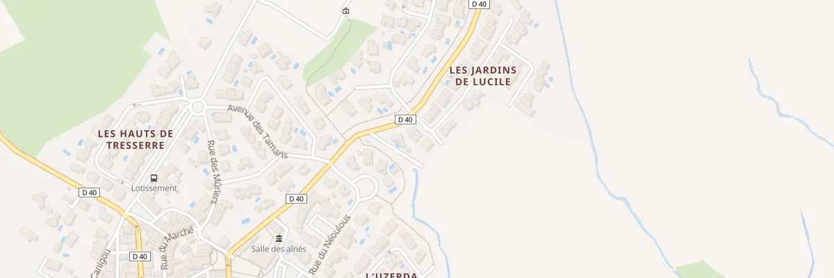 Plan du 4 Rue des Aspres à Tresserre