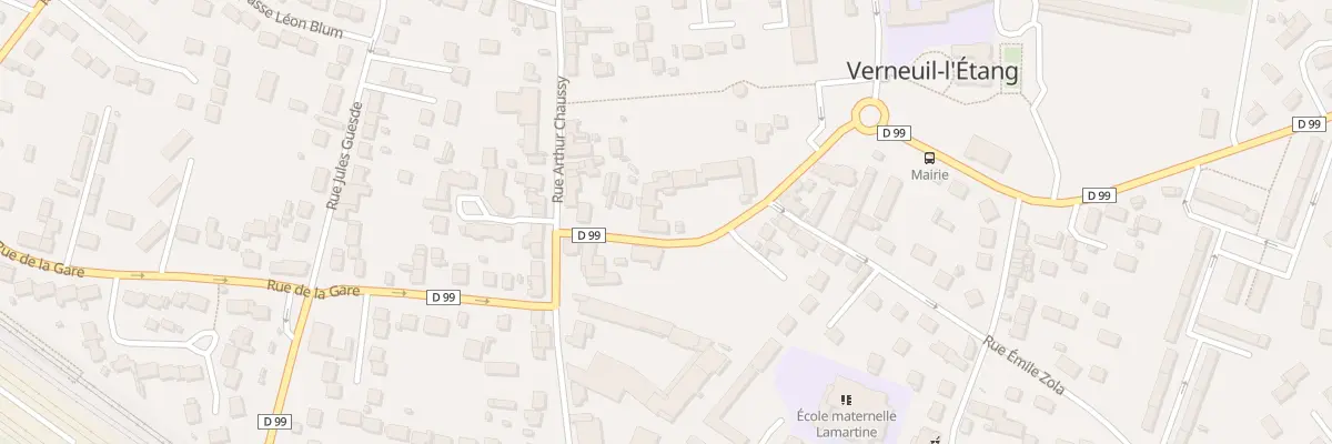 Plan du 7T Rue Jean Jaures à Verneuil-l’Étang
