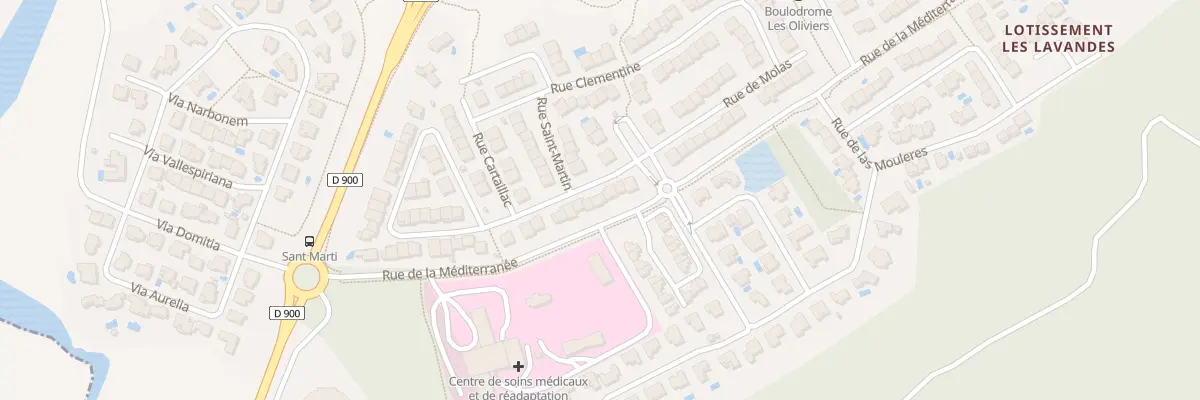 Plan du 35 Rue de Molas au Boulou
