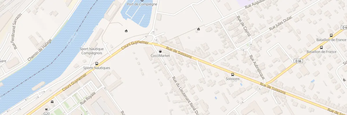 Plan du 4 Rue de Soissons à Compiègne