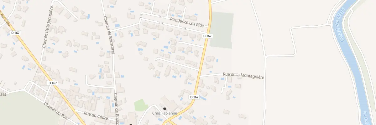 Plan des Plo à Paraza