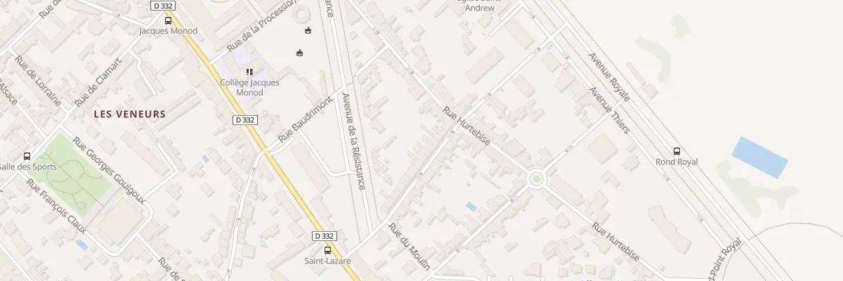 Plan du 16 Rue de Lancry à Compiègne
