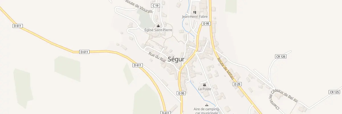 Plan du 12 Rue de l’Eglise à Ségur