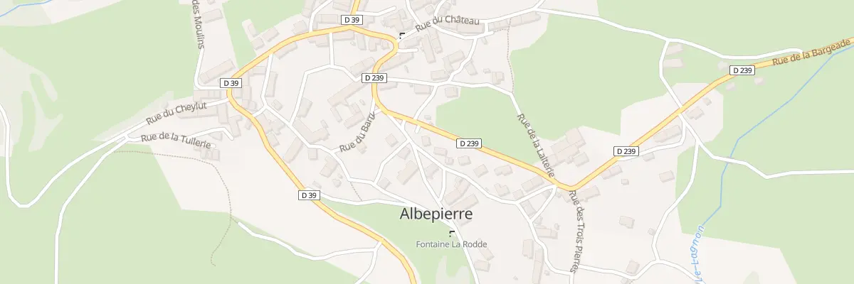 Plan du 5075 Le Bourg à Albepierre-Bredons