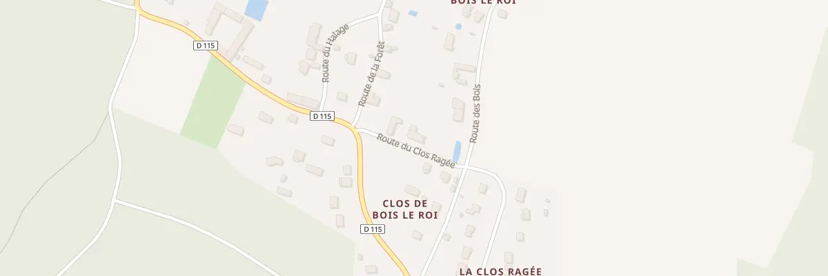 Plan du 77 Bois Le Roi à Griselles