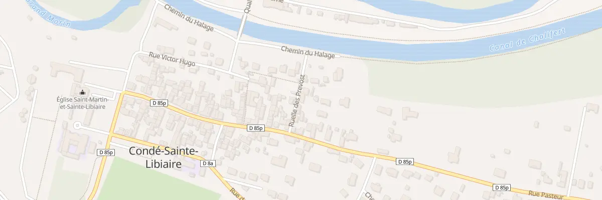 Plan du 145A Rue Pasteur à Condé-Sainte-Libiaire