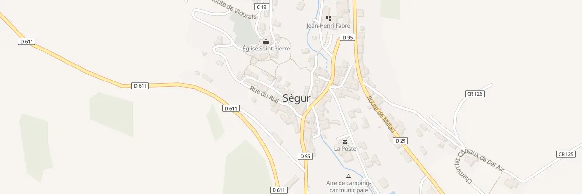 Plan du 10 Rue de l’Eglise à Ségur