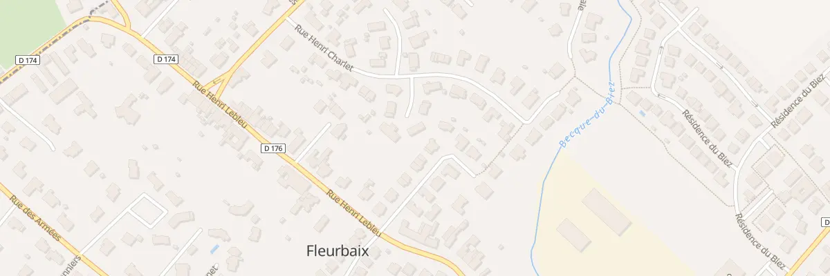 Plan du 16 Rue Henri Charlet à Fleurbaix