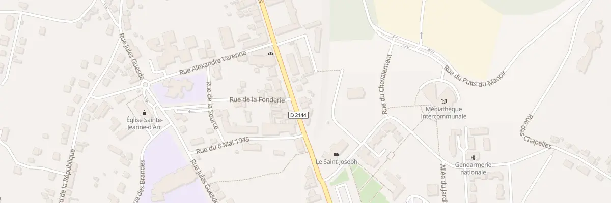 Plan du 115 Rue Jean Jaurès à Saint-Éloy-les-Mines