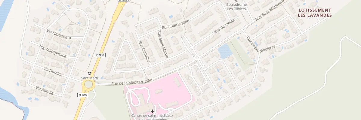 Plan du 33 Rue de Molas au Boulou