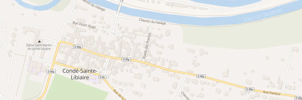 Plan du 153 Rue Pasteur à Condé-Sainte-Libiaire