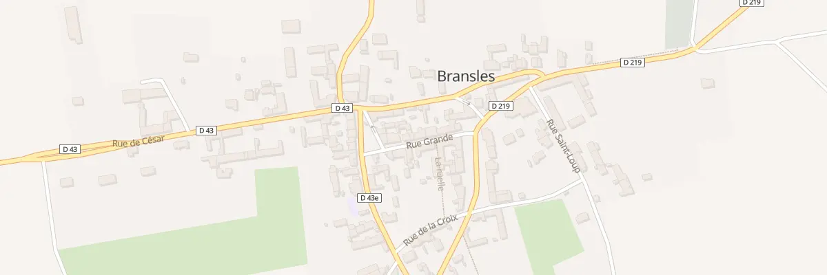 Plan du 5 Rue Grande à Bransles