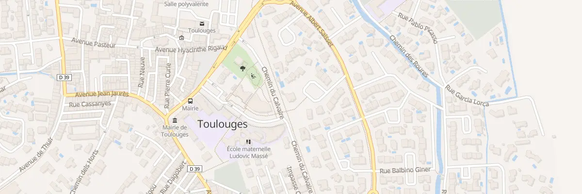 Plan du 10 Pl Batista I Roca à Toulouges