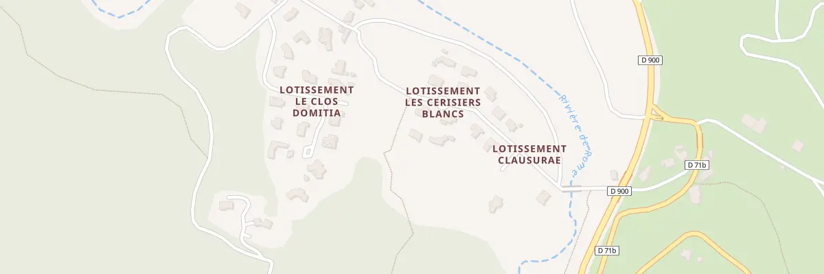 Plan du 5 Lot Les Cerisiers Blancs aux Cluses