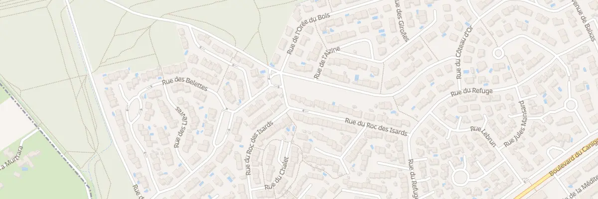 Plan du 43 Rue du Roc des Isards à Saint-Estève